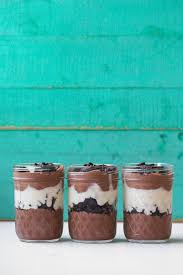 In the empty mixing bowl used for the whipped cream (no need to wash), beat the cream cheese on medium until light and fluffy, about 3 minutes. Vegan Oreo Pudding Parfait Dessert Healthyhappylife Com