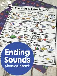 Ending Sounds Phonics Chart This Reading Mama