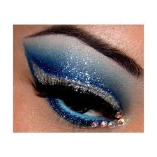Pin By Son A On Ink Blue Eye Makeup Blue Makeup Silver Eyeshadow