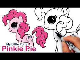 How To Draw My Little Pony Pinkie Pie Cute And Easy My Little Pony Drawing Cute Drawings My Little Pony