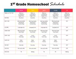 Check spelling or type a new query. 1st Grade Homeschool Schedule One Perfectly Imperfect Mom