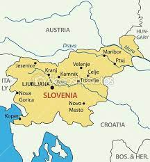 Eslovenia oriental y una eslovenia occidental, con 201 municipios la capital de eslovenia es la ciudad de liubliana, la más grande de eslovenia; Republica De Eslovenia Mapa Del Vector Eslovenia Mapas Eslovenos