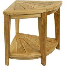 Maybe you would like to learn more about one of these? Corner Bathroom Stool With Shelf 45 X 50 X 45 Cm Certified Teak Cablematic