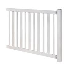 Wambam Traditional Sturbridge 4 Ft H X 6 Ft W No Dig Vinyl Fence Panel Kit With Post The Home Depot Canada