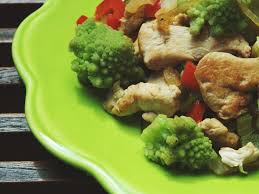 Wok De Chou Romanesco A La Dinde Et Aux Epices Recette Chou Romanesco Recettes De Cuisine Recettes Wok
