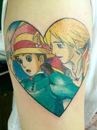 I had the best tattoo experience ever with cesar. Howls Moving Castle Tattoo Done By Gina Canalez Eccentric Tattoo Tx Howlsmovingcastle