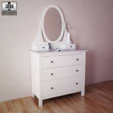 Find ikea dresser in dressers & wardrobes | buy modern and vintage bedroom furniture in ottawa. 3d Model Of Ikea Hemnes Chest With Mirror Ikea Hemnes Ikea Dressing Table White Dresser With Mirror