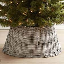 Gray Woven Tree Collar Pier 1 Imports Creative Christmas Trees Modern Christmas Tree Modern Christmas