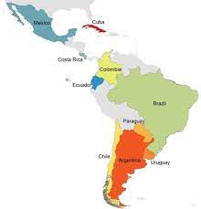 1000px x 1215px (16777216 colors). 1 Benchmarking Road Safety In Latin America Map Of The Ten Download Scientific Diagram