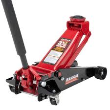 Banner 3 5 Ton Fast Lift Heavy Duty Garage Floor Jack With Swivel Saddle B6350 The Home Depot Car Jacks Floor Jack Floor Jacks