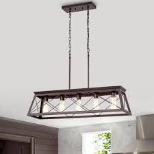Check spelling or type a new query. 5 Light Oil Rubbed Bronze Farmhouse Kitchen Island Pendant Lighting Wf Go A60011 The Home Depot