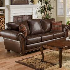 Simmons Upholstery Santa Monica Queen Sleeper Sofa Leather Sleeper Sofa Leather Sofa Sale Wayfair Living Room Furniture