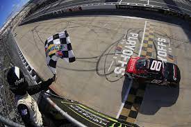 The four drivers in the xfinity series championship four are chase briscoe, austin cindric, justin allgaier and justin haley. Nascar Dover Xfinity Race Results Cole Custer Wins As Four Eliminated From Playoffs