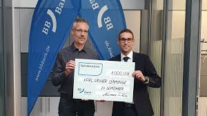 In nur 2 minuten deinen vertrag kündigen. Spendenubergabe Der Bbbank Karlsruher Lemminge