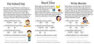 The first page is the test itself, and the second page is the answer key, which is annotated with details regarding each correct. Free Printables Reading Comprehension Sheets With 1st Grade Sight Words
