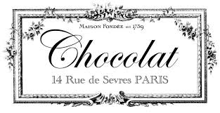 Chocolat Pochoirs Imprimables Gratuits Typographie Francaise Clip Art Vintage