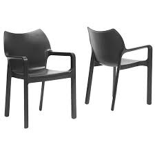 I Pinned This Bastien Accent Chair In Black Set Of 2 From The Baxton Studios Even Stackable Modern Dining Chairs Stackable Dining Chairs Modern Dining Chairs