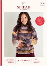 You'll find some that are quite large and loaded with pockets and features, others are more simple and small. Sirdar Jewelspun Aran Ladies Roll Neck Sweater Knitting Pattern 10139 Spotted Sheep