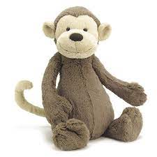 Jellycat Bashful Monkey Huge A Firm Favourite Free Uk Delivery Jellycat Stuffed Animals Monkey Stuffed Animal Monkey Plush