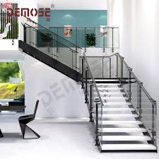 Steel staircase design kerala staircase design spiral. Interior Staircase With Wood Tread And Glass Railing Buy Steel Staircase Iron Steel Interior Staircase Staircase Steel Railing Designs Kerala Product On Alibaba Com