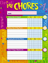 praise words chore charts