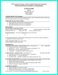 Best Current College Student Resume With No Experience Job Resume Examples Student Resume Template College Resume