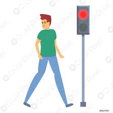 Los estados clasificados en rojo entre el 9 y el 22 de agosto son los siguientes: Hombre Descuidado Rojo Semaforo Icono Estilo De Dibujos Animados Vector De Stock Crushpixel
