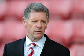 Bristol City Director Doug Harman at Swindon Towns County