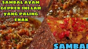 Membuat sambal ayam geprek di rumah mungkin bisa anda lakukan dengan mudah. Resepi Sambal Ayam Geprek Indonesia Beda Dari Pada Sambal Yang Lain Lain Mani View Youtube