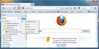 Viewing The Browsing History - Firefox - Mozillazine Knowledge Base