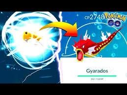 This Is What Happens When You Evolve A Shiny Magikarp In Pokemon Go New Shiny Gyarados Evolution Youtube