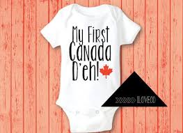 My First Canada Day D Eh Eh Baby Onesie Baby 4 By Iloveco 19 99 Kids Clothing Canada Baby Onesies Storing Kids Clothes