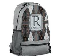 Modern Chic Argyle Design Custom Backpack