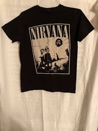 Nirvana T Shirt Men S Ebay Rock T Shirts Mens Tshirts Nirvana Shirt