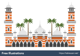In 2017 the mosque was renamed in honour of sultan abdul samad, the fourth sultan of selangor, who reigned from 1857 to 1898. Masjid Jamek Mosque Malaysia Free Illustrations Tabisozai