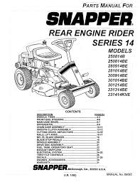 Hrs series mowers offer side discharge and mulching. Snapper 250814be User Manual Manualzz
