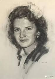 肖像素描欣赏美国casey childs 产品大全呢喃肖像