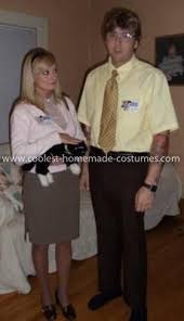 Coolest Dwight And Angela From The Office Couple Costume Office Halloween Costumes Couples Costumes Couples Costumes Creative