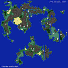 Ff6攻略 崩壊前の世界ワールドマップ 全マップ完備 ファイナルファンタジー 6 Final Fantasy Vi 攻略