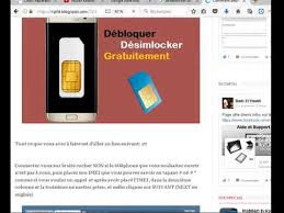 Desimlocker Un Telephone Gratuitement Youtube