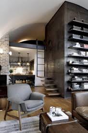 And from now on, this is the very first impression. Top 10 Charming Apartments Decorated In Industrial Style