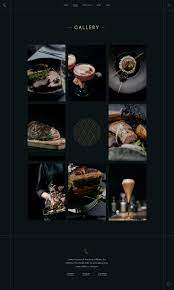 Gallery Page Food Website Design Menu Design Inspiration Restaurant Menu Design