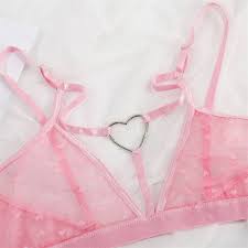 Pink Heart Lingerie Set Cuvati