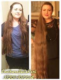 3 years now 50 inches over 2 feet of hair growth 22 from then to not including long styles beautiful very black hairstyles with color
