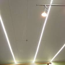 Inexpensive Garage Lights From Led Strips In 2020 Garage Lighting Led Lighting Diy Led Garage Lights