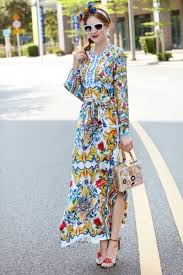 Printed Dresses Sets Women 2017 Dress Fashion Style Woman Echomoda Dresses Vintage Dresses Vintage Dresses Cheap