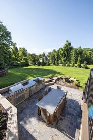 The bar top is comprised of granite. Outdoor Bar Outdoor Kitchen