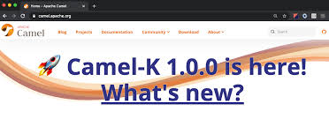 Apache camel is a programmers tool for mediation and integration problems. Claus Ibsen Davsclaus Riding The Apache Camel Apache Camel K 1 0 Is Here Why Should You Care