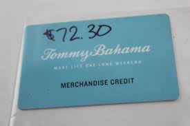 Tommy bahama gift cards for sale. Tommy Bahama Gift Card Property Room