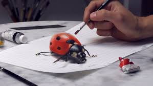 Support me on patreon and get access to all my tutorials. Artist Creates Jarring 3d Paintings That Appear To Pop Off The Page